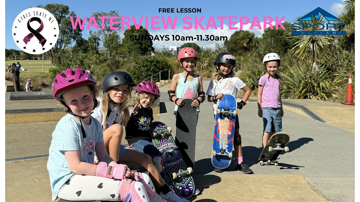 Girls Skate NZ Skateboarding Lessons - Waterview Skatepark