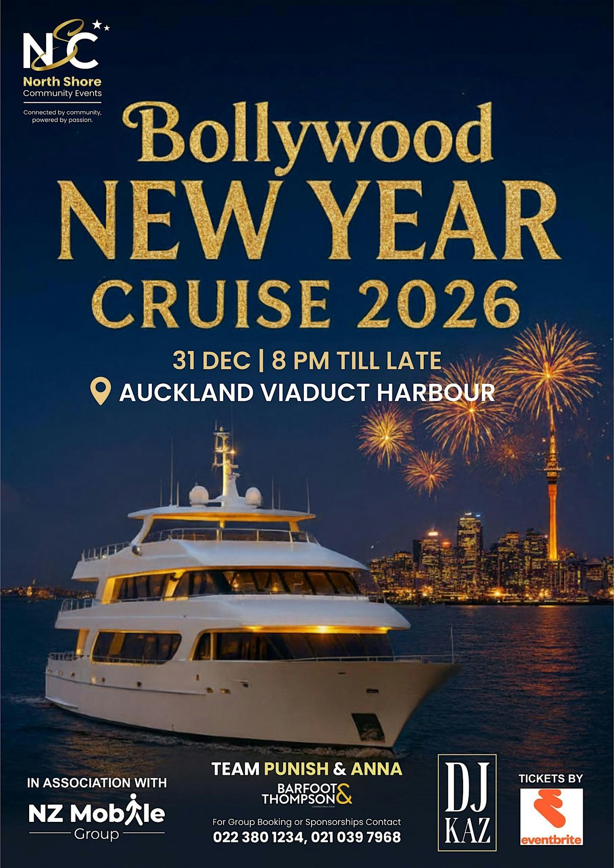 Bollywood New Year Cruise Party - Let's Sail Into 2026