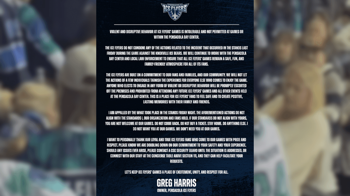 Pensacola Ice Flyers vs. Knoxville Ice Bears