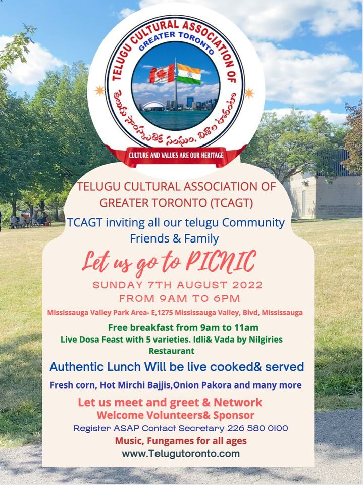 TCAGT Summer Picnic Area EMississauga Valley Park, 1275 Mississauga