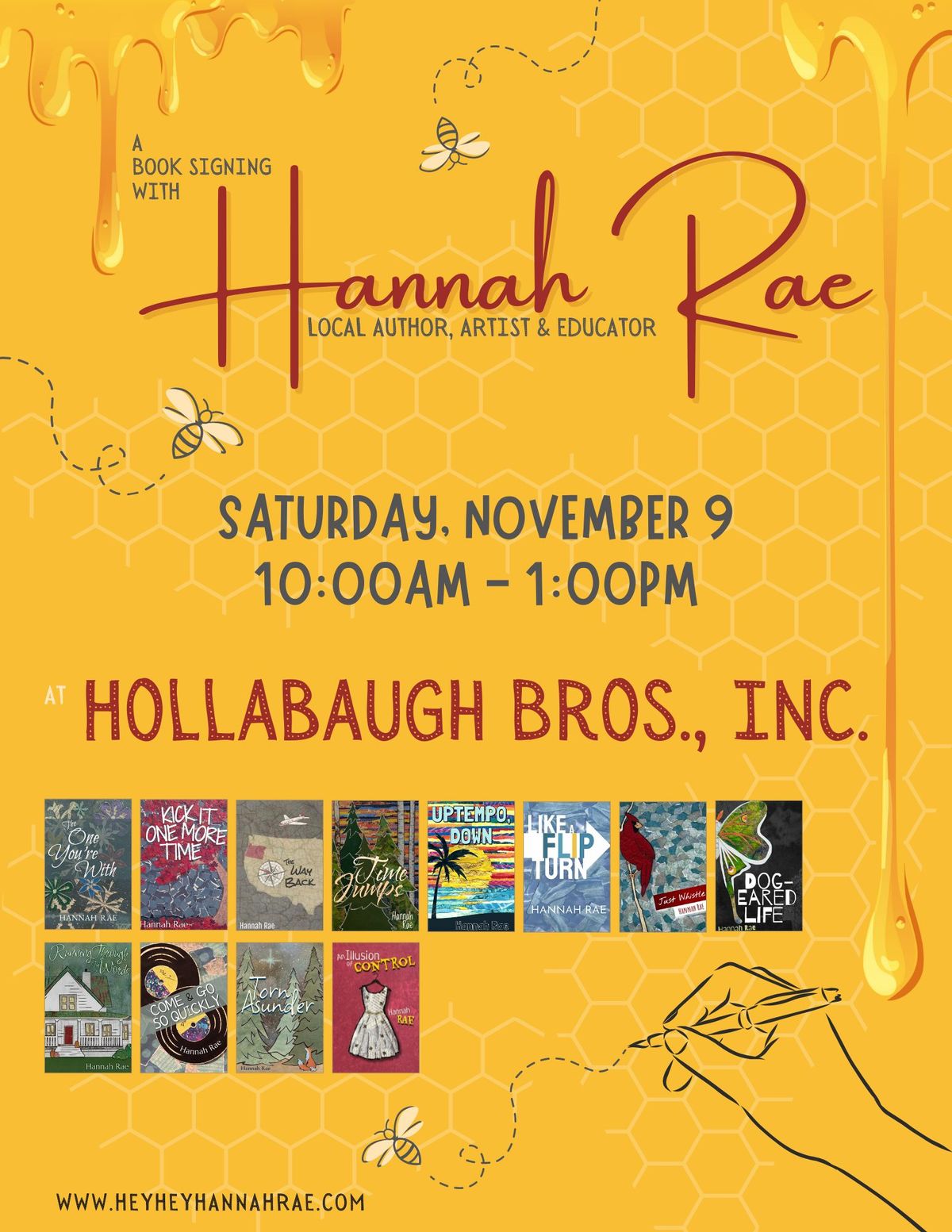 Author Signing (Hannah Meeson) at Hollabaugh Bros., Inc. Farm Market