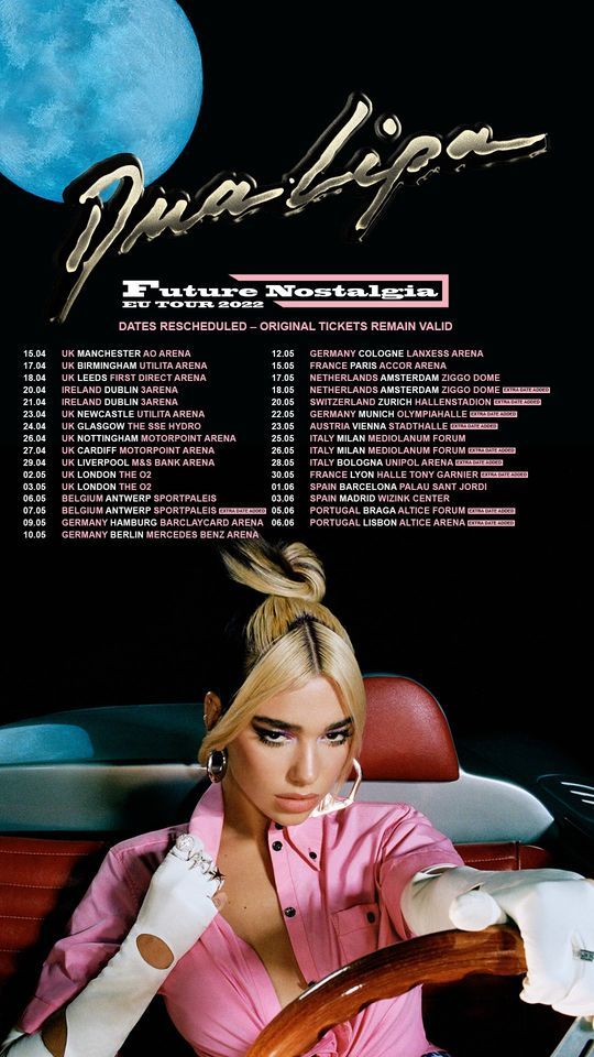 Dua Lipa - Future Nostalgia Tour 2022 | Hamburg | Barclays Arena