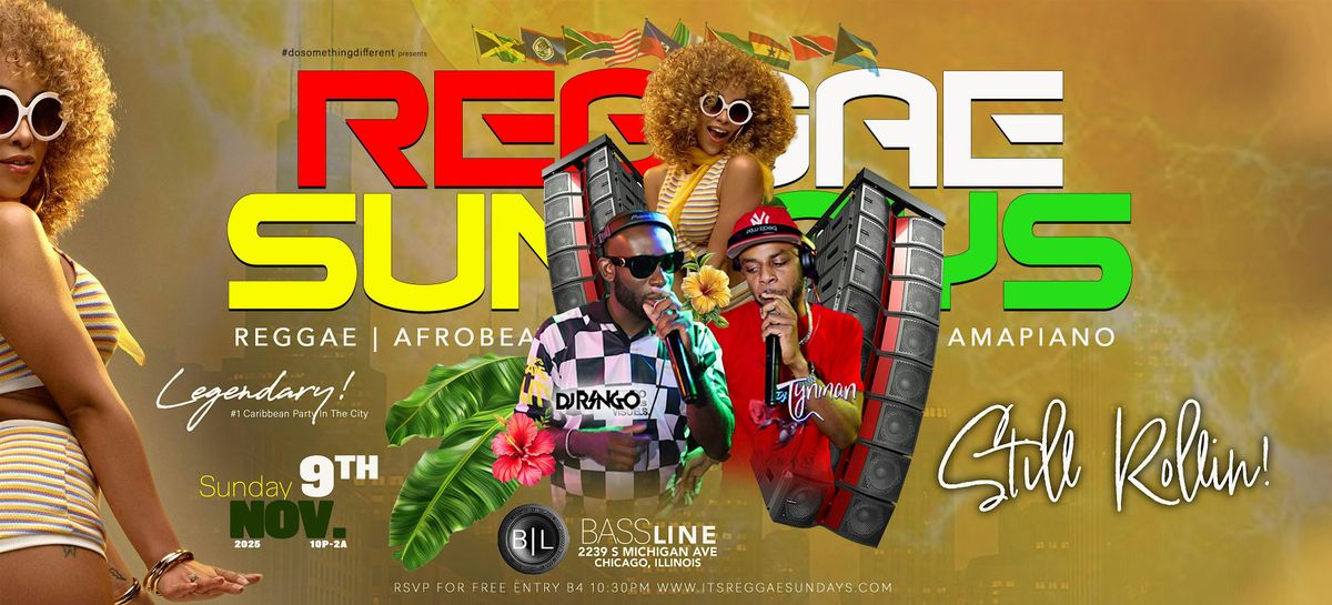 REGGAE SUNDAY: The #1 Caribbean Party In The City