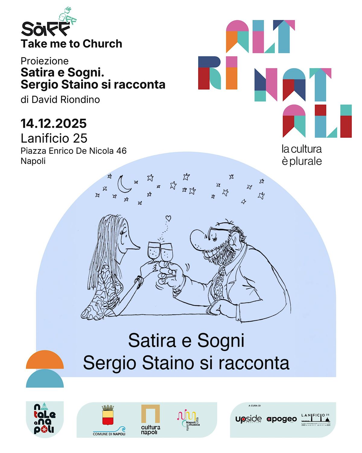 S\u00e0FF oFF - Proiezione & Talk: Satira e Sogni. Sergio Staino si racconta