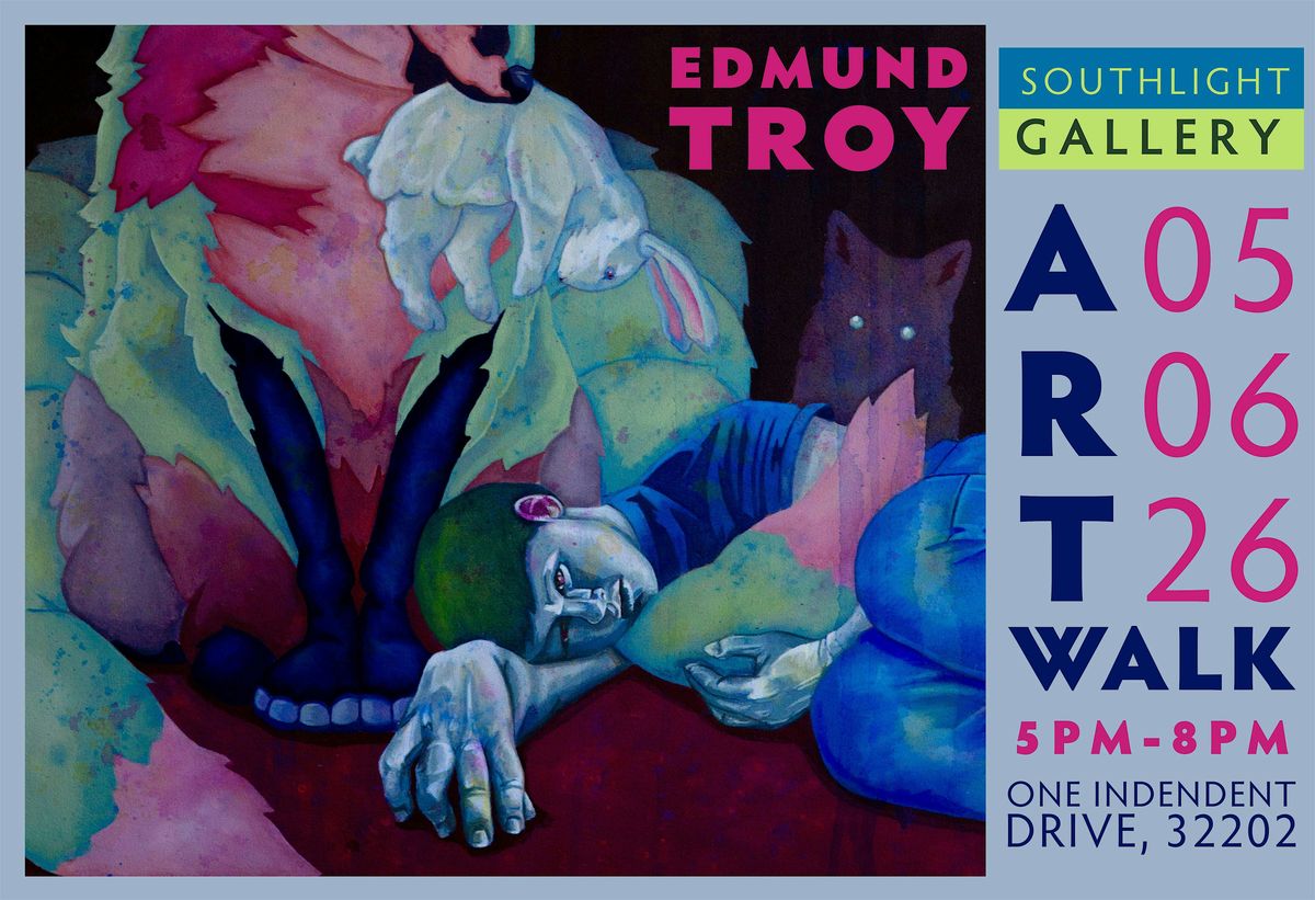 Edmund Troy at Southlight Gallery - Opening for May Art Walk