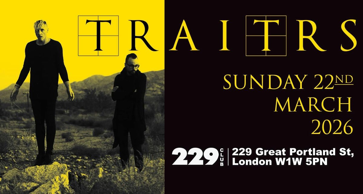 Stigmata Presents\u00a0TRAITRS\u00a0