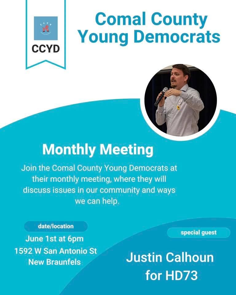 CCYD Monthly Meeting w/ special guest Justin Calhoun 1592 W San