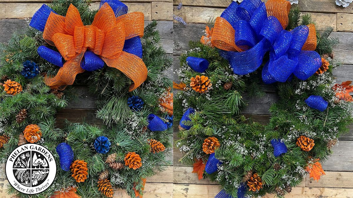 Broncos Evergreen Wreath Workshop December 9th