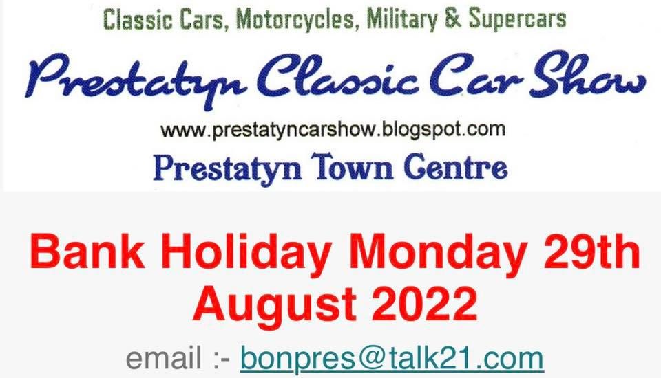 PRESTATYN CLASSIC CAR SHOW 2022 High Street, Prestatyn, LL19 9