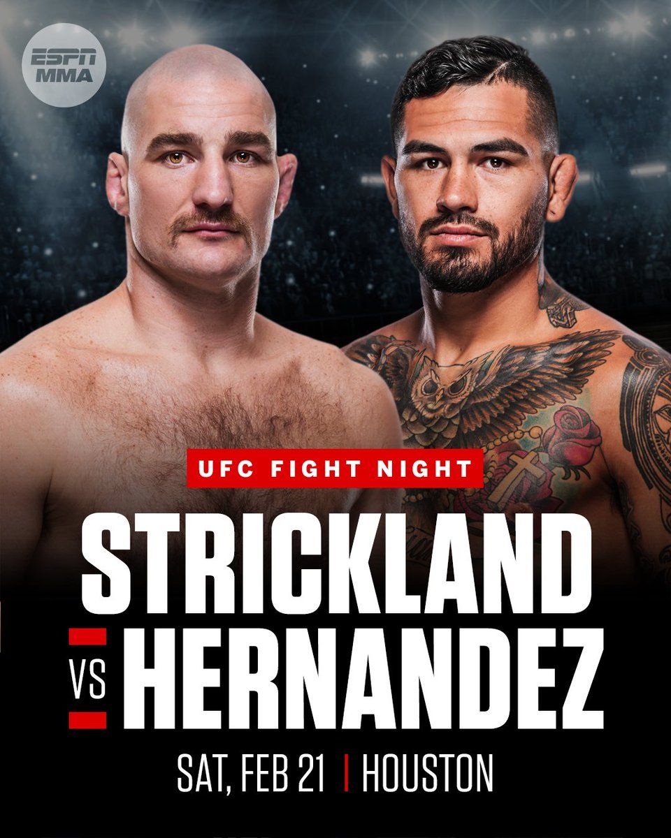 UFC Fight Night - Strickland vs Hernandez at Toyota Center - TX