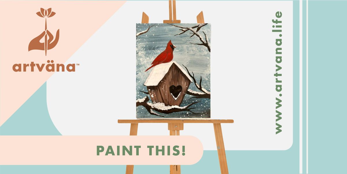 Artvana Paint & Sip at the 15% Board Game Cafe Tacoma January 2026