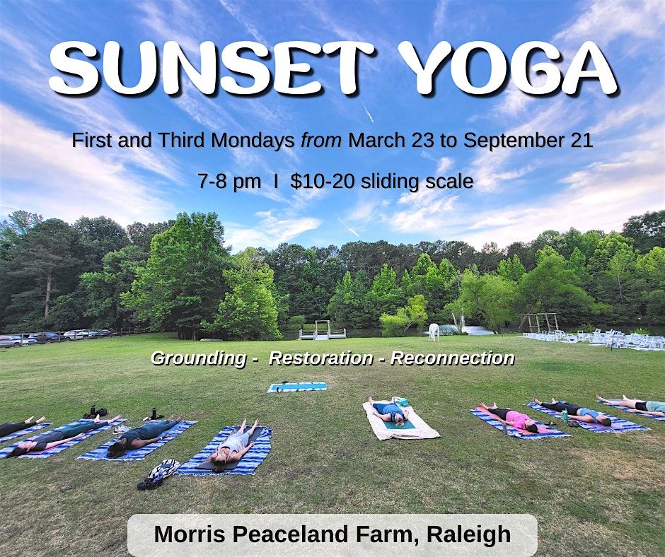 Sunset Yoga on the Farm