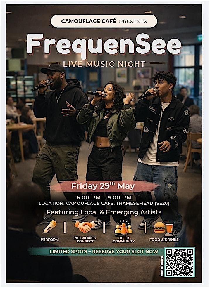 FrequenSee Live Music Night \u2013 Perform, Connect & Create | Thamesmead (SE28)