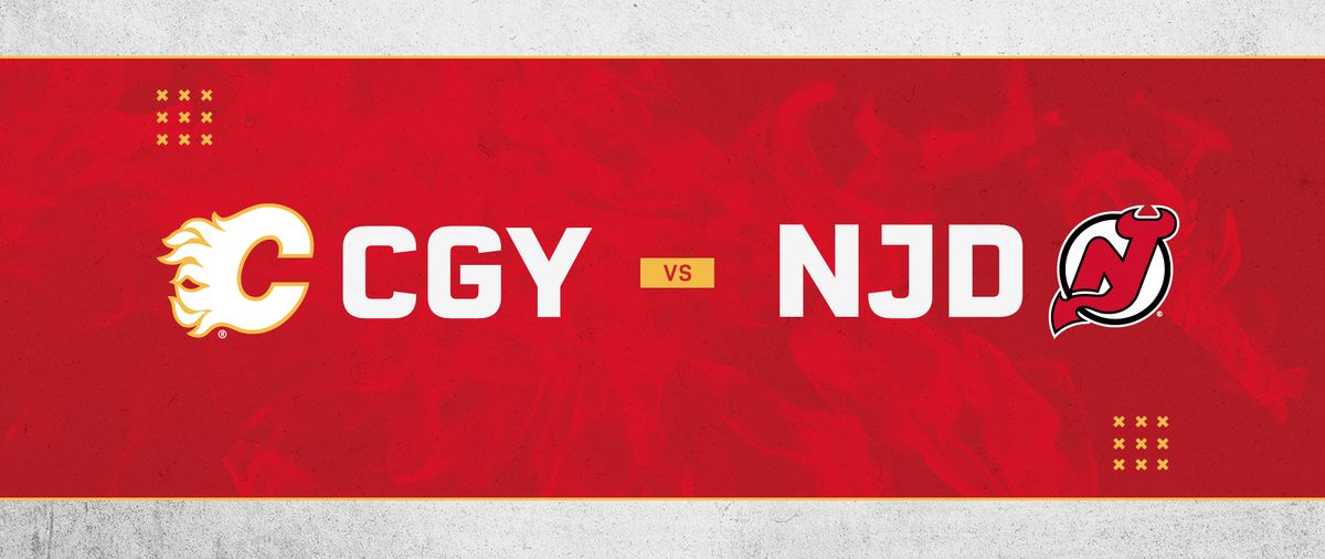 Parking Calgary Flames at New Jersey Devils