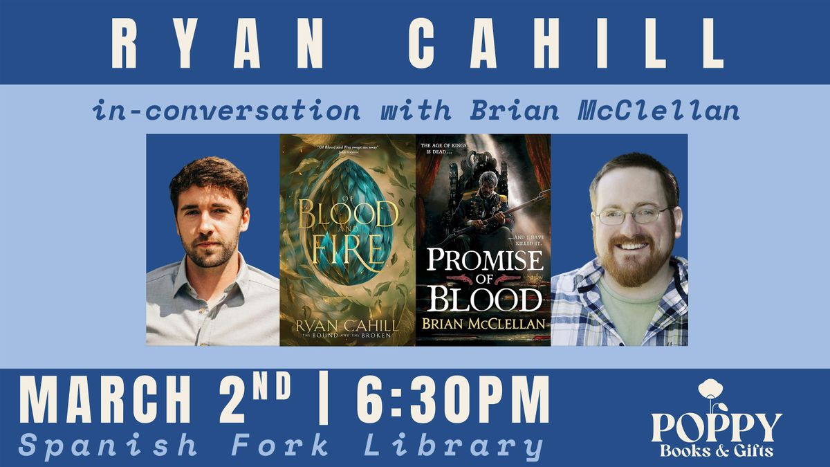 Author Event: RYAN CAHILL
