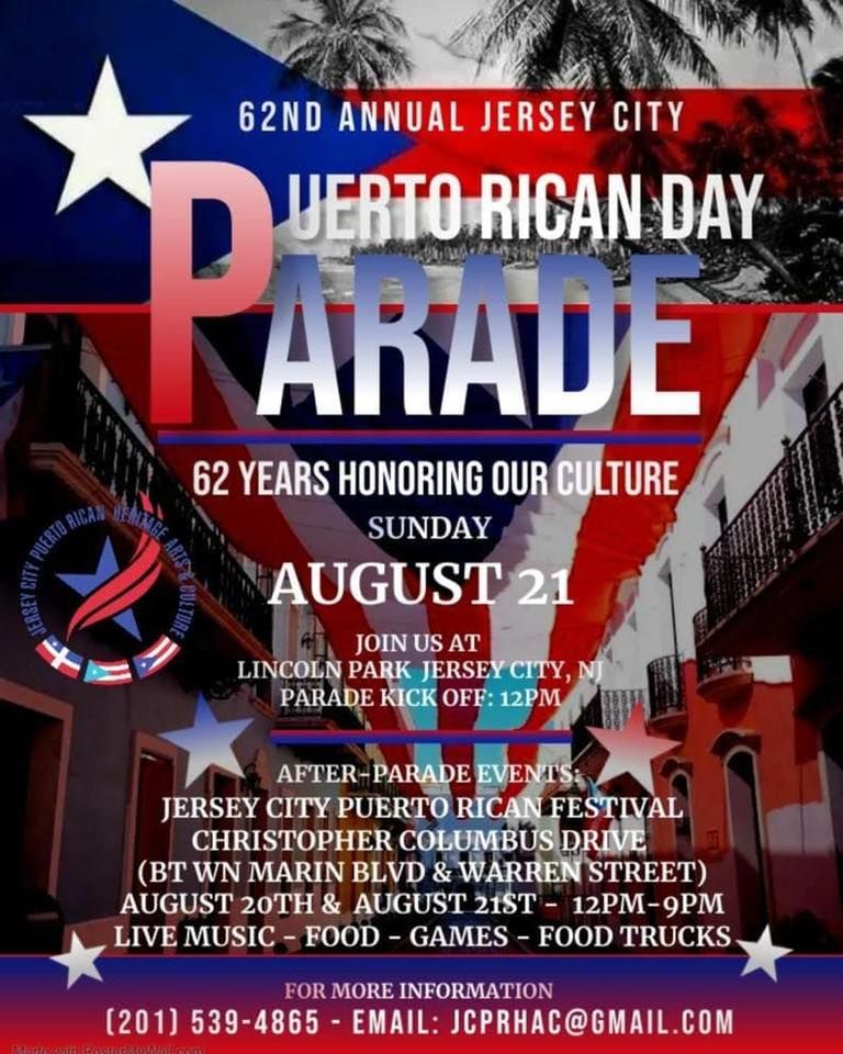 Jersey City Puerto Rican Day Parade Lincoln Park (Jersey City) August 21, 2022