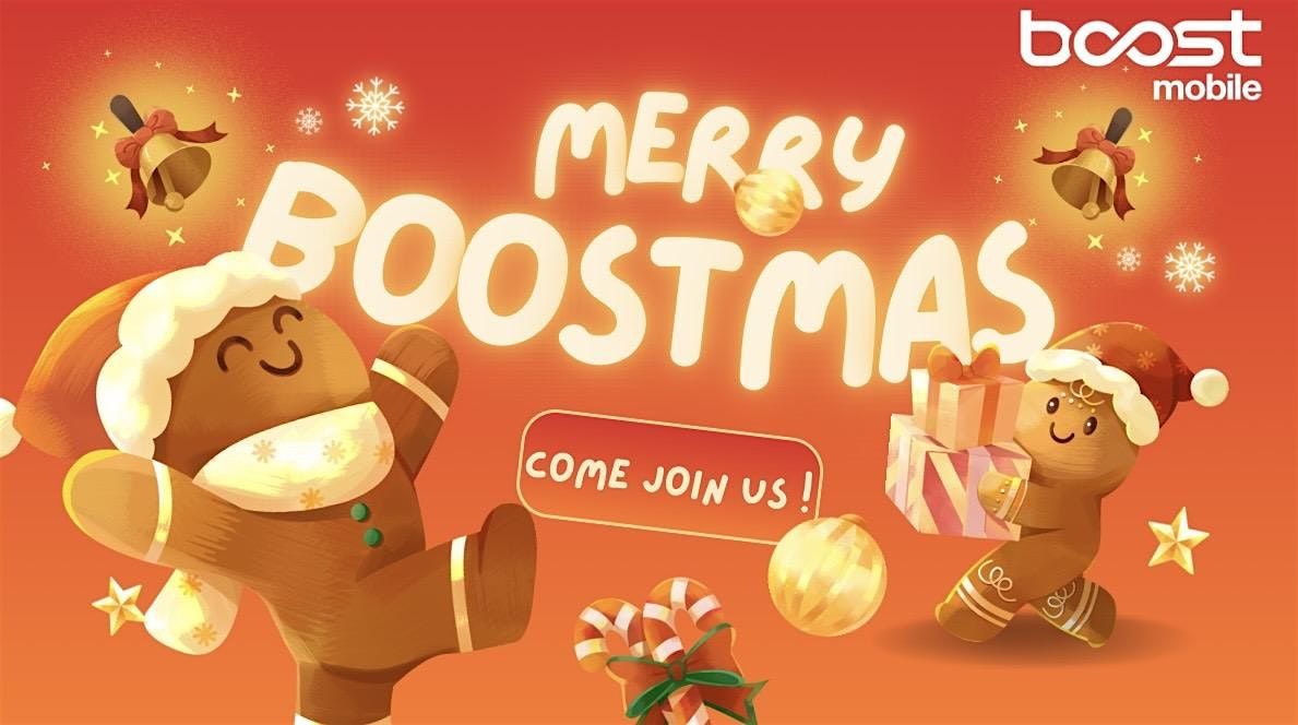 BOOSTMAS: PHOTOS WITH SANTA CLAUS!