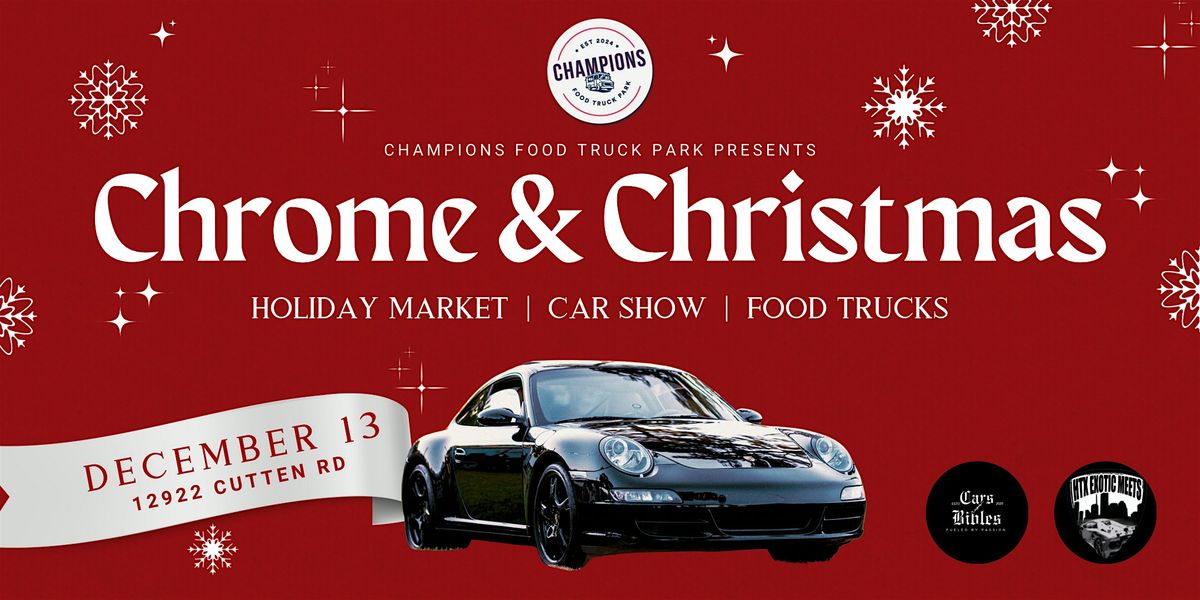 Christmas Car Show with Food Trucks, Market and Music