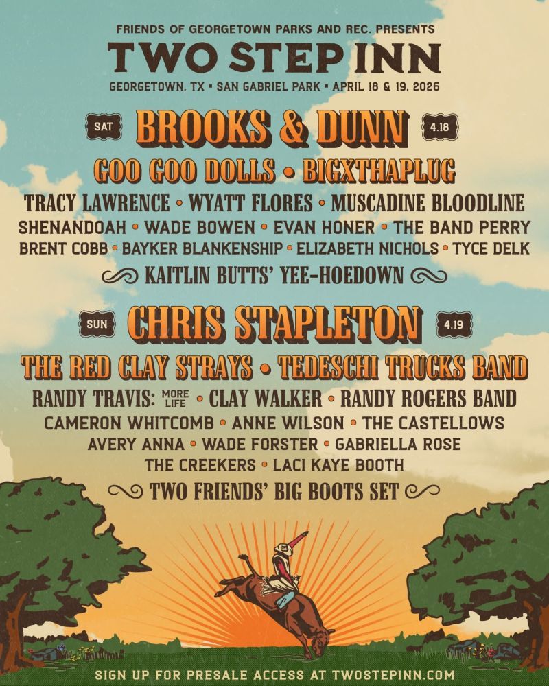 Two Step Inn: Brooks and Dunn  Goo Goo Dolls  Chris Stapleton  & The Red Clay Strays  - 2 Day Pass