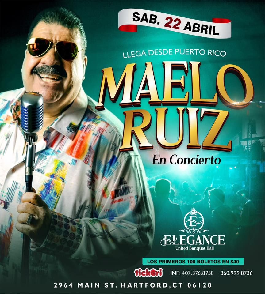 MAELO RUIZ live inconcert in Hartford, CT