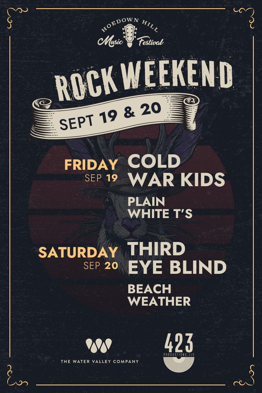 Howdown Hill Music Festival: Cold War Kids & Third Eye Blind - 2 Day Pass