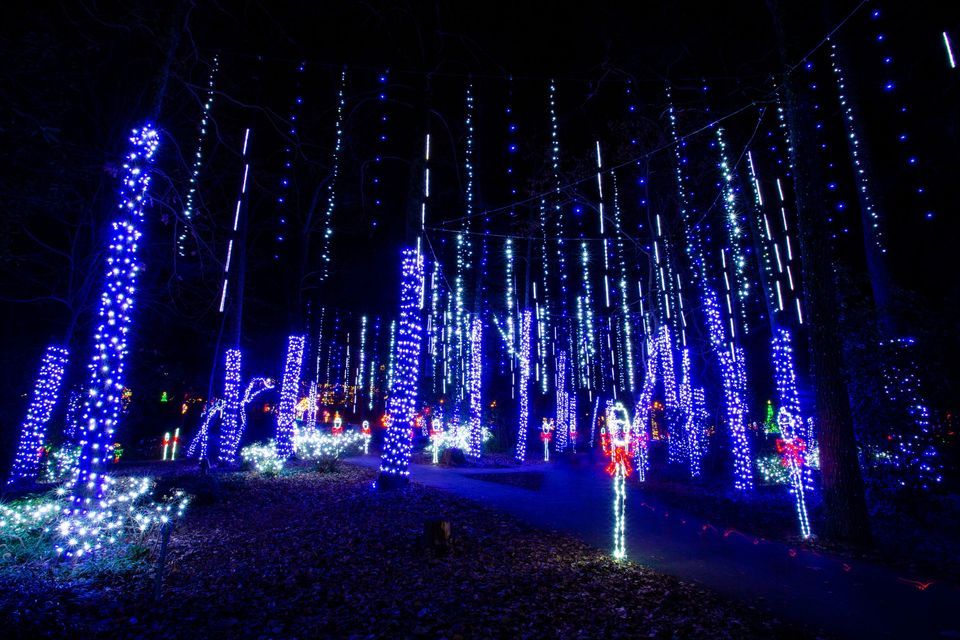 Christmas at the Falls 2022 Noccalula Falls Park and Campground