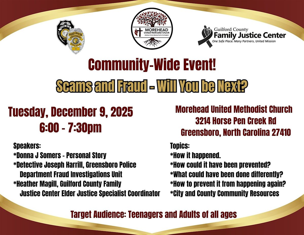Scams and Fraud - WIll You Be Next?