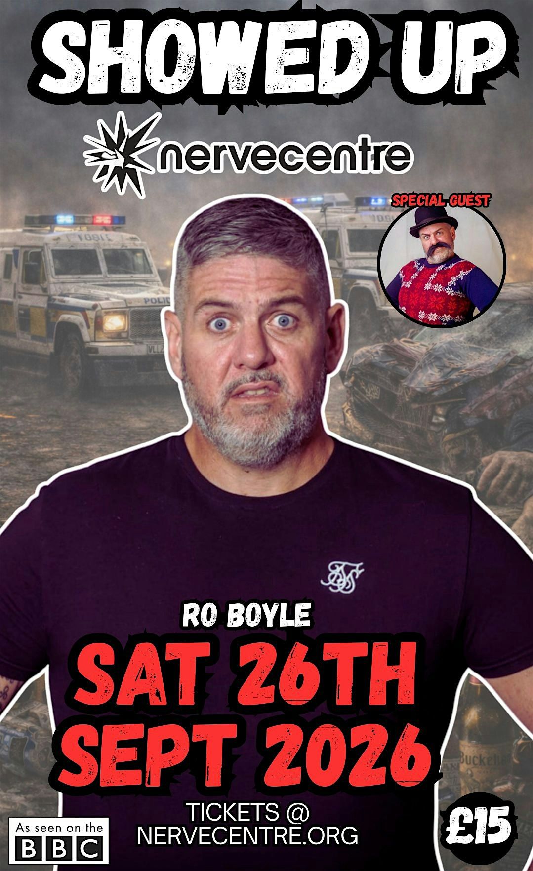 Ro Boyle On Tour 'SHOWED UP' Sunflower BELFAST