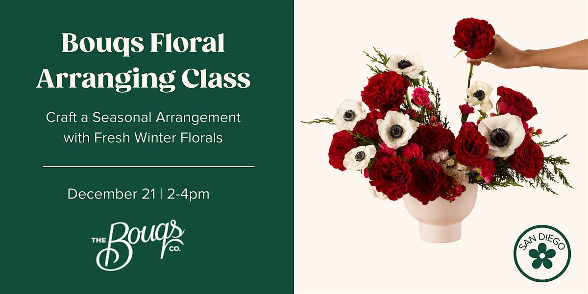 Bouqs Floral Arranging Class