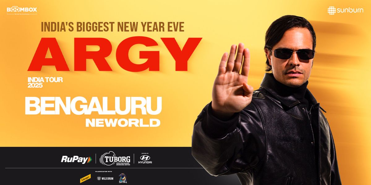 Sunburn Arena NYE ft. ARGY - Bengaluru