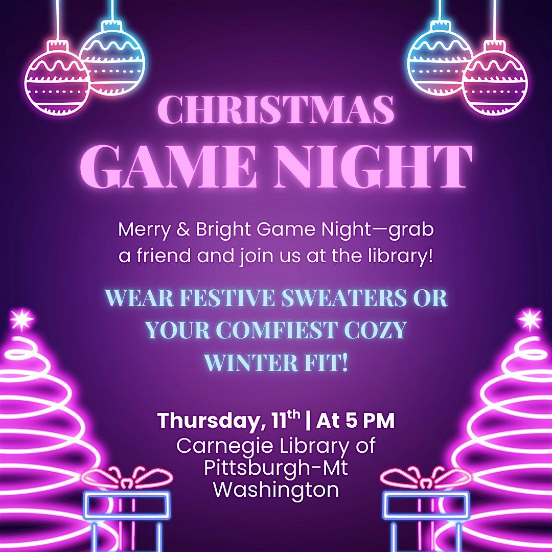 Christmas Game Night