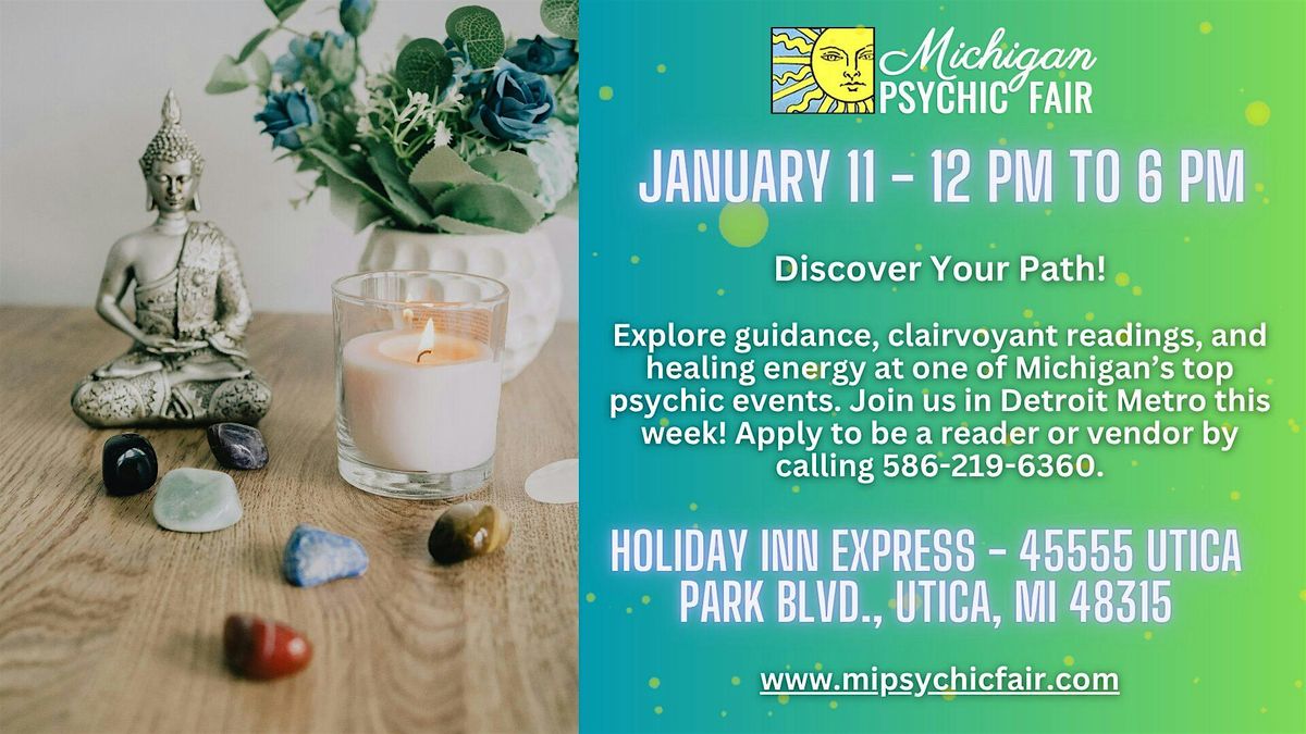 Michigan Psychic at the Holiday Inn in Utica, MI