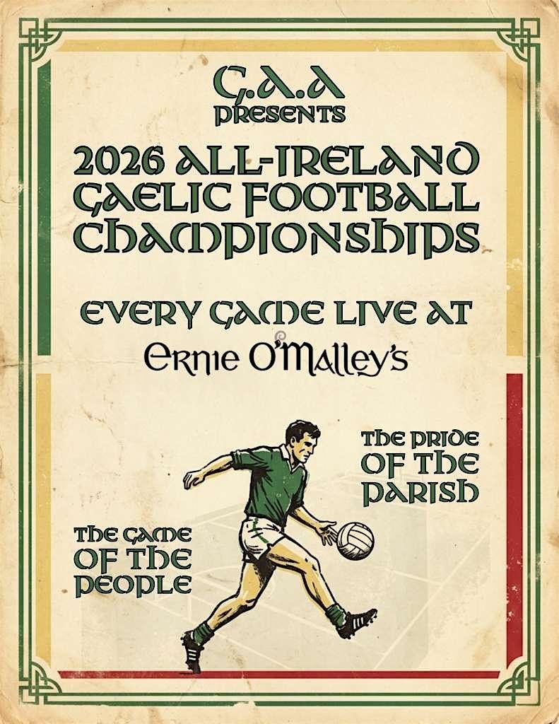 All Ireland Gaelic Football final viewing party!