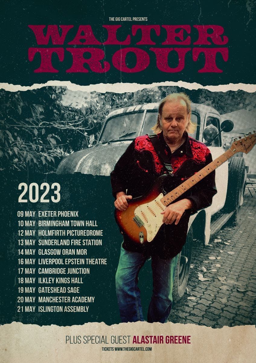 Walter Trout Band at New Orleans Jazz Market