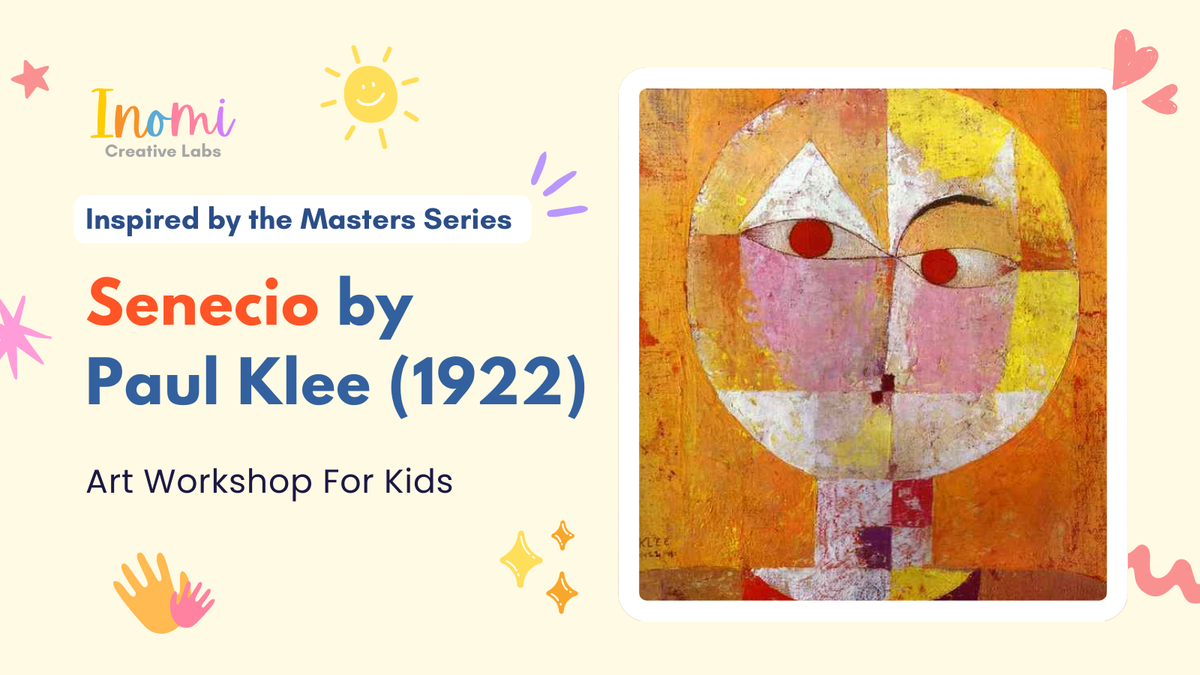 Inspired by the Masters series: Senecio by Paul Klee (1922)