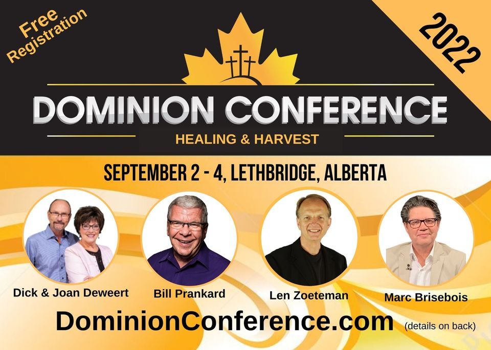 Dominion Conference Third Day Church, Lethbridge, AB September 2 to