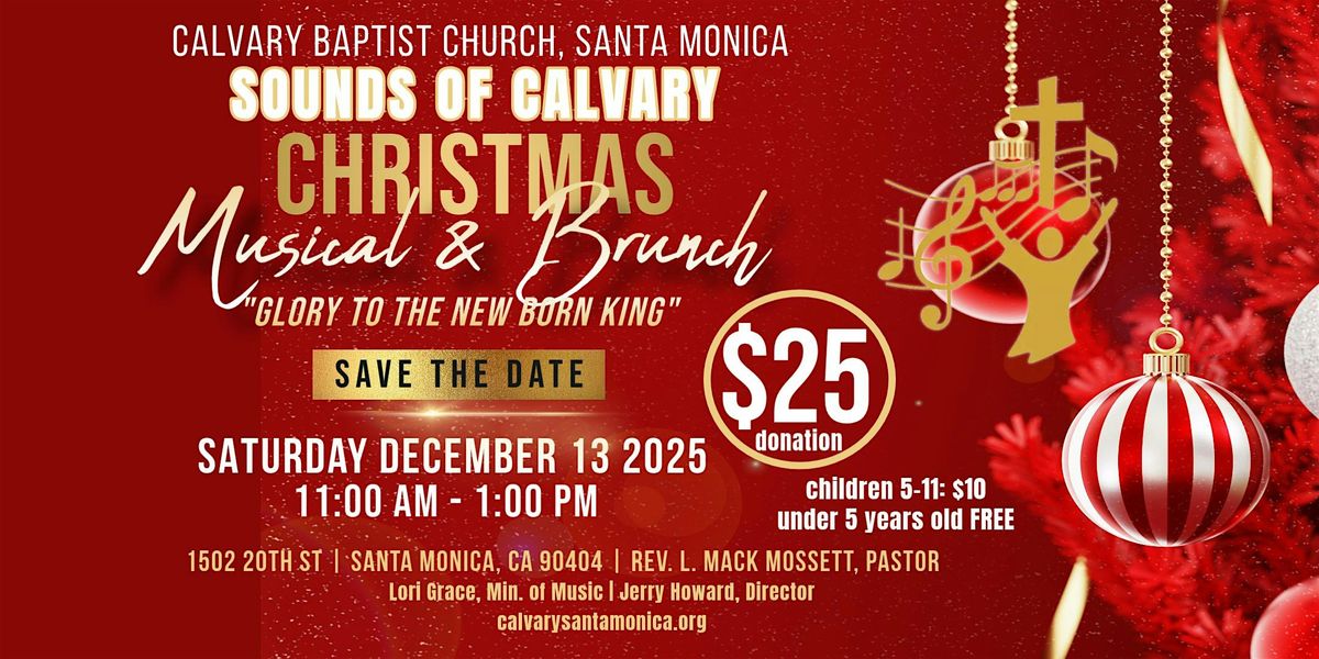 Sounds of Calvary Christmas Musical & Brunch