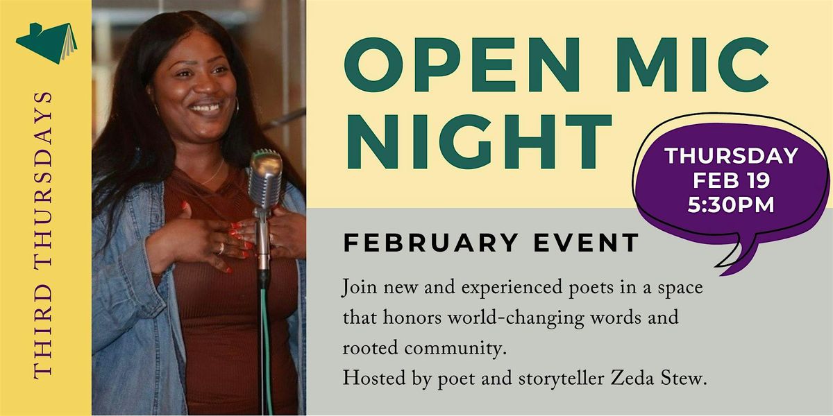 Open Mic Night: February