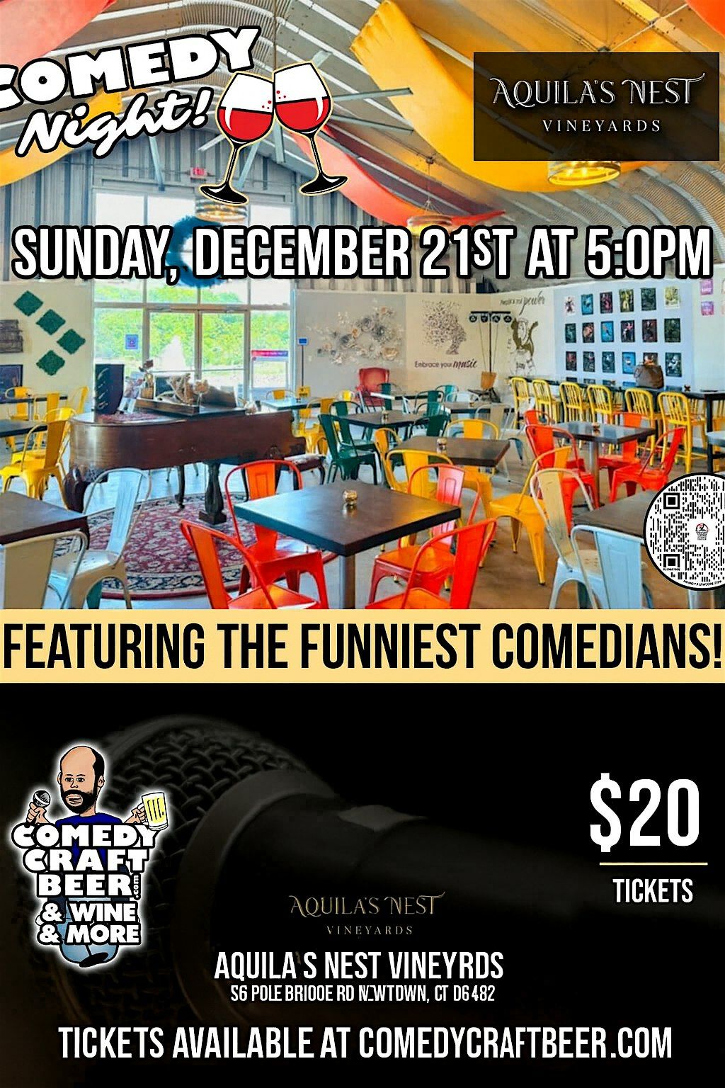 Comedy Night at Aquila's Nest Vineyard