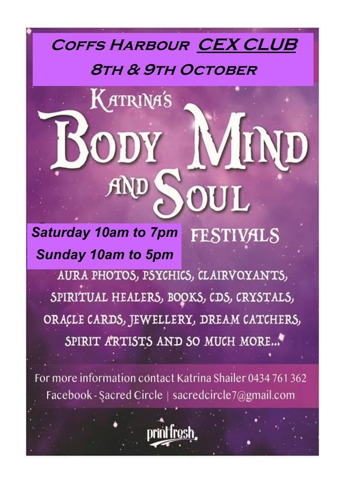 Coffs Body Mind and Soul Festival 2 day event