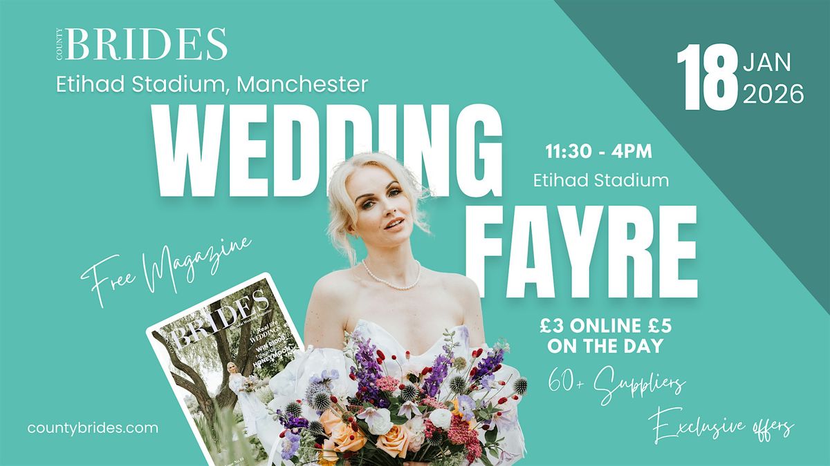Etihad Stadium Wedding Fayre hosted by County Brides