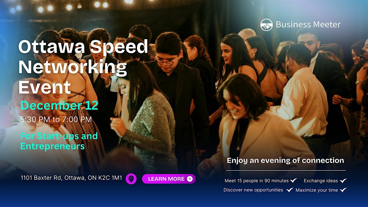 Speed Networking Event - Ottawa
