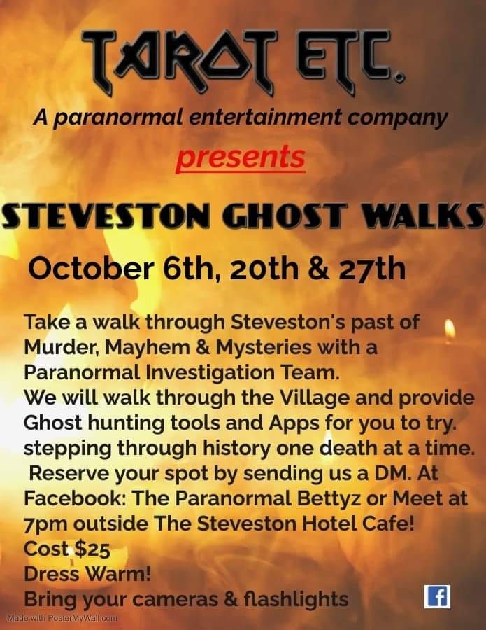 Tarot Etc "Steveston Ghost Walk"