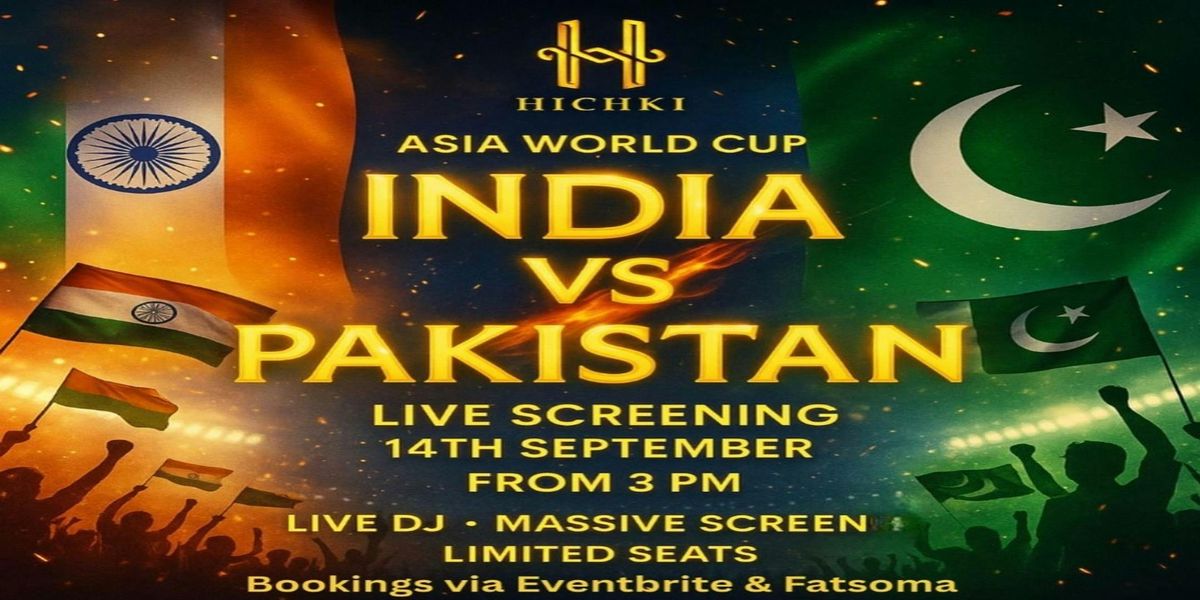 Ind Vs Pak Asia World Cup Live screening on A Giant Screen