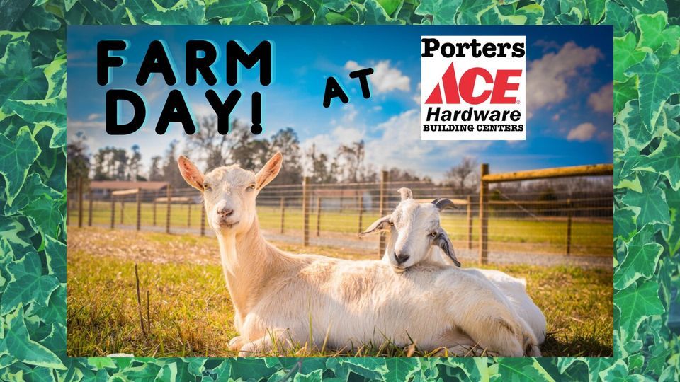 Farm Day with the GOATS! Porters Ace Hardware, Smithville, MO March