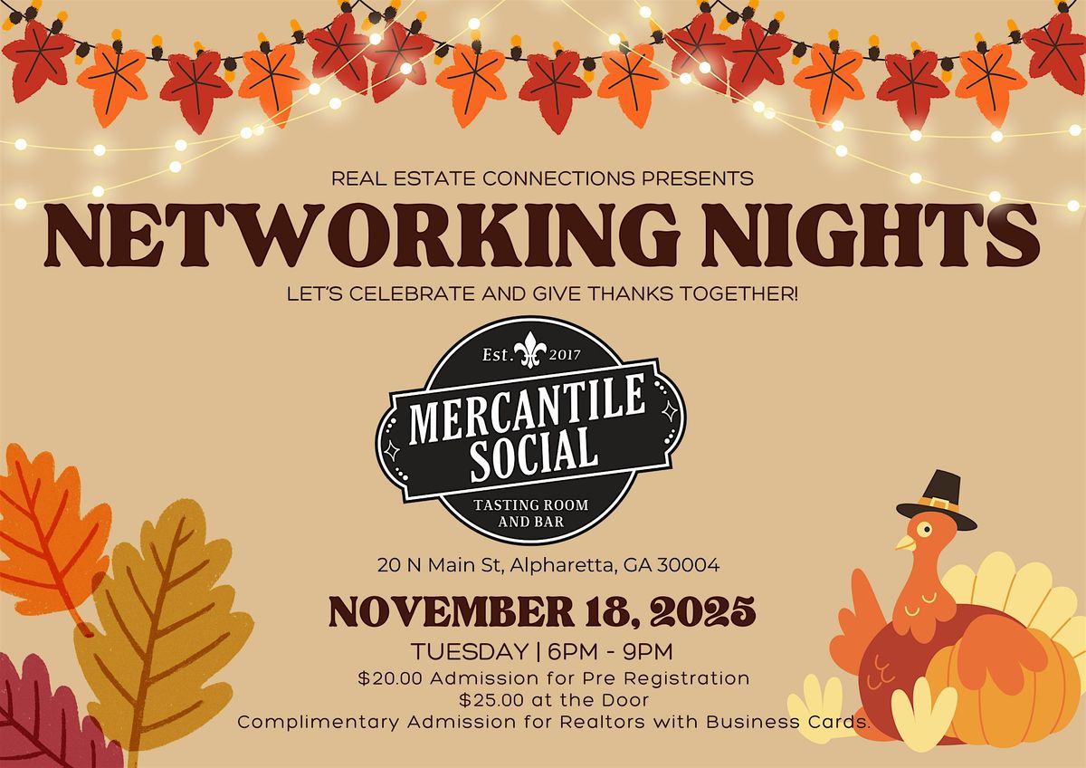 Real Estate Connections North Atlanta November 18, 2025