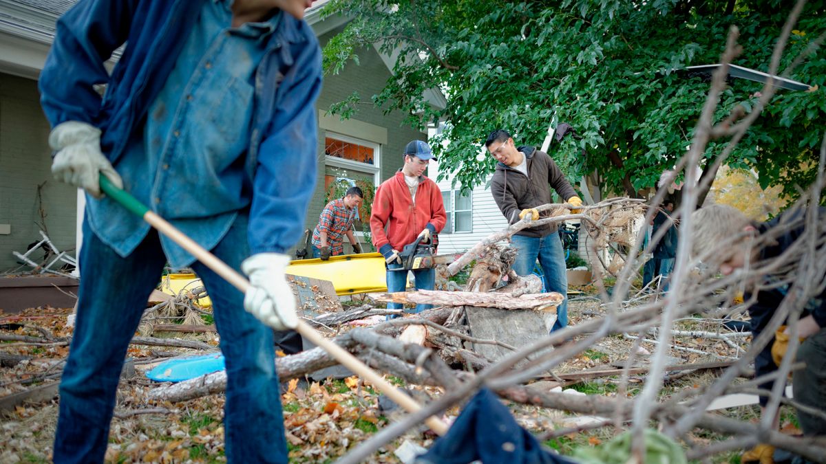 Cleaning Meetinghouse