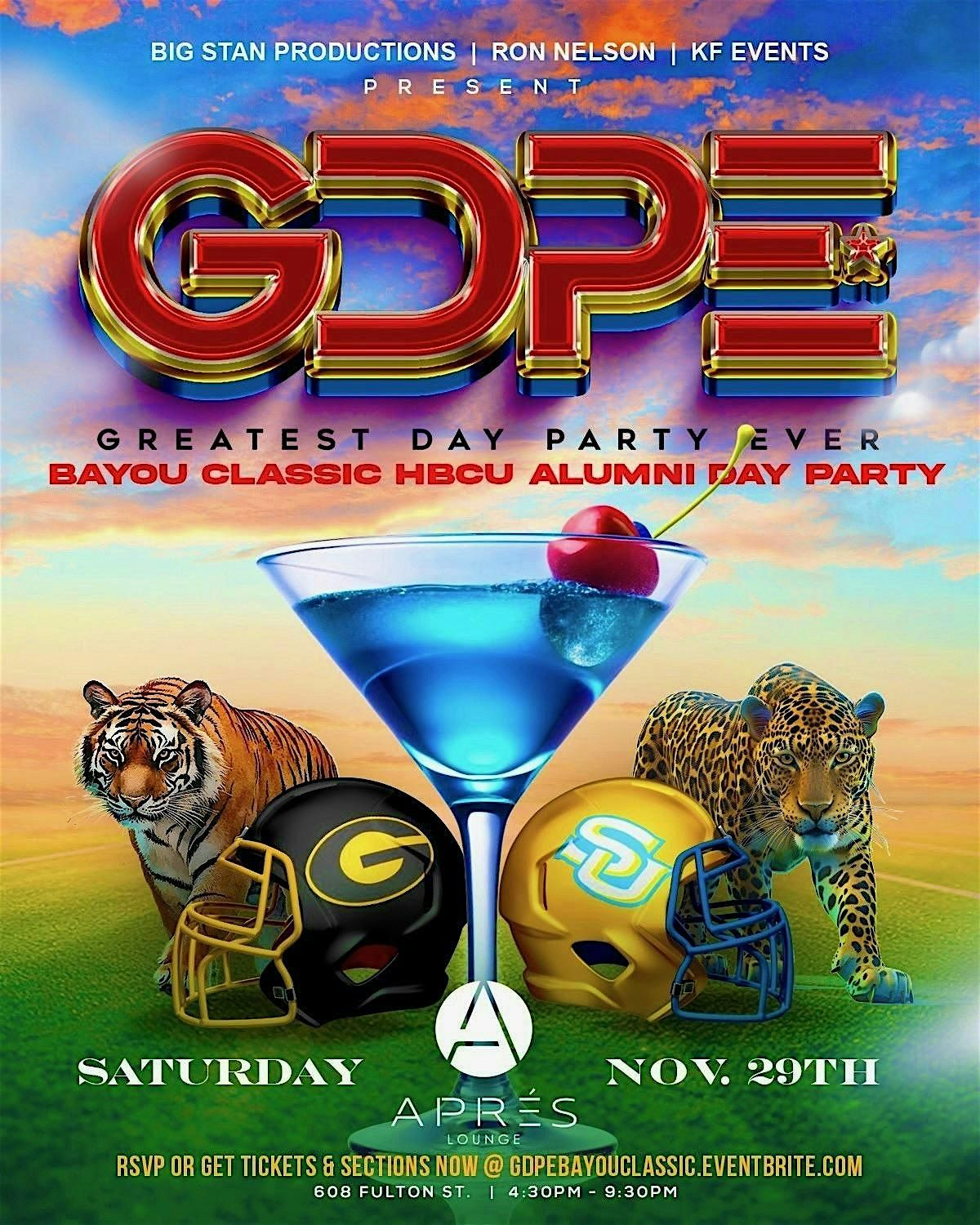 GREATEST DAY PARTY EVER -  BAYOU CLASSIC HBCU ALUMNI EDITION