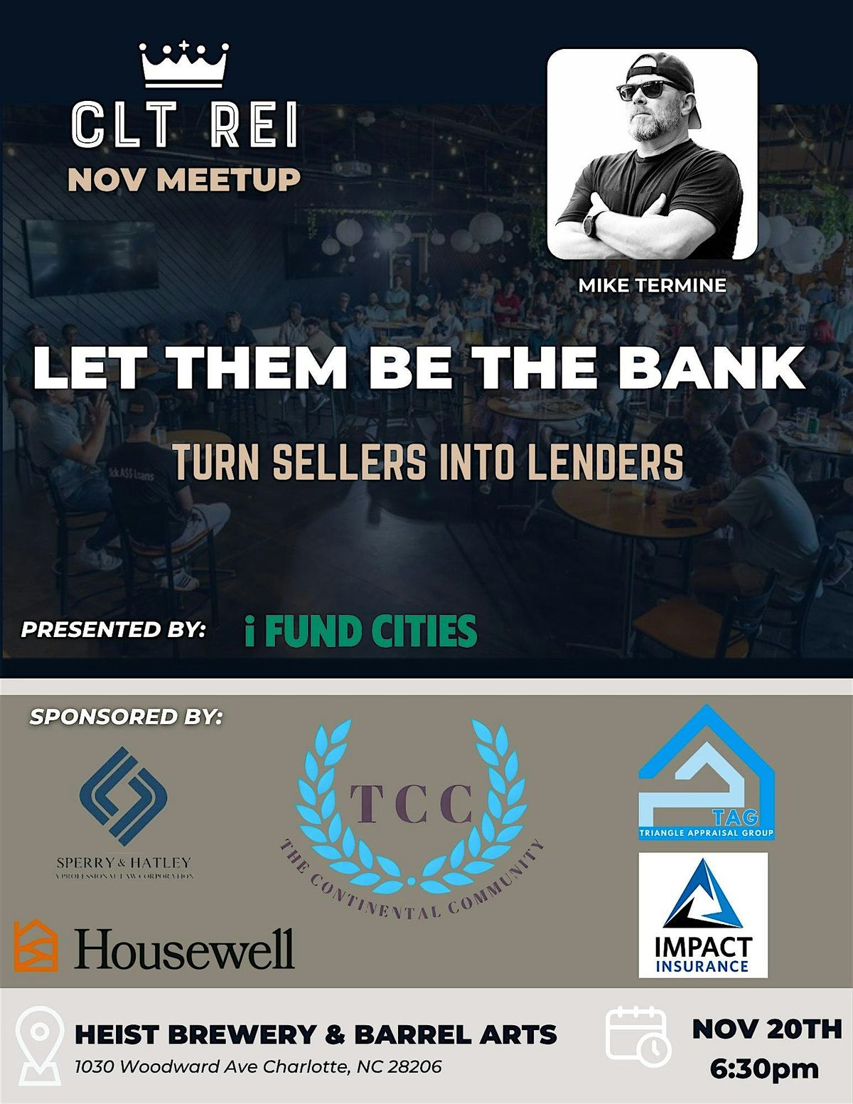 CLT REI November Meetup 3 Year Anniversary