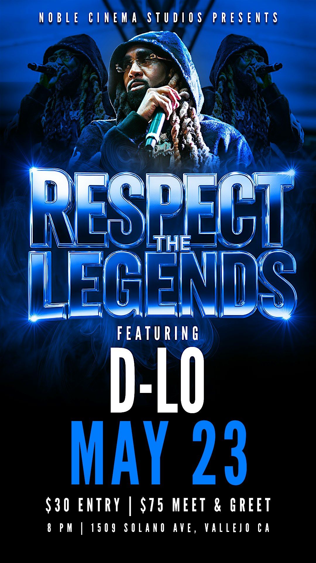 D-LO LIVE from NOBLE CINEMA STUDIOS!